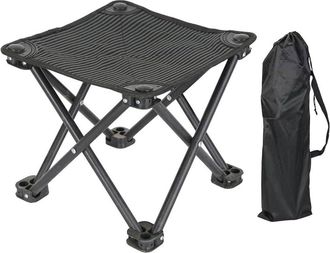 OEM Taburete Plegable Para Acampar, Taburete Ligero Y Port&aacute;til Para Pescar, Silla Plegable Con Bolsa De Transporte Para Senderismo, Picnics, Playa, Barbac