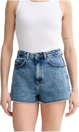 American Vintage Joy Denim Shorts - Dames - Denim shorts - Blauw - XS - Denim - Korte Broeken