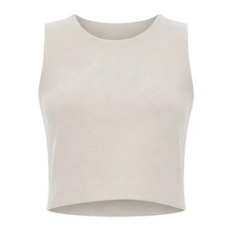 Max Mara Dazzy Timeless Top - female - Max Mara - Sleeveless Tops - Gray - XS - Tops