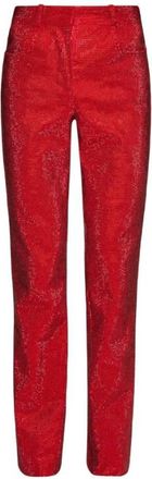 Ferragamo Crystal Embellished Trousers, Brand Size 38 ( US Size 4 )