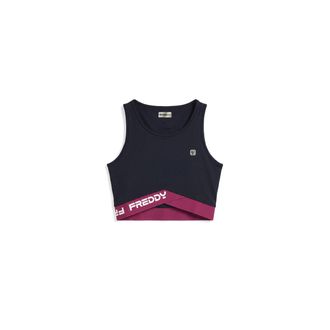 Freddy Sport Bra Mano Pesca con Fasce Elastiche Incrociate