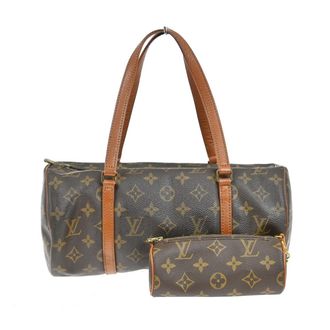 Louis Vuitton Papillon Handbag Monogram Canvas Brown Canvas Handbag (Pre-Owned)
