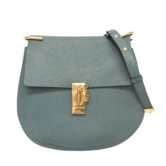 Chlo&eacute; Pre-owned Drew Schoudertas - Dames - Vintage Schoudertas - Blauw - ONE Size - Leer - Vintage