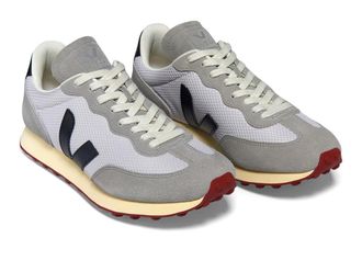 Veja Rio Branco Womens Shoes Light Grey/Black : EU 36 (US Womens 5) M, Leather/Textile