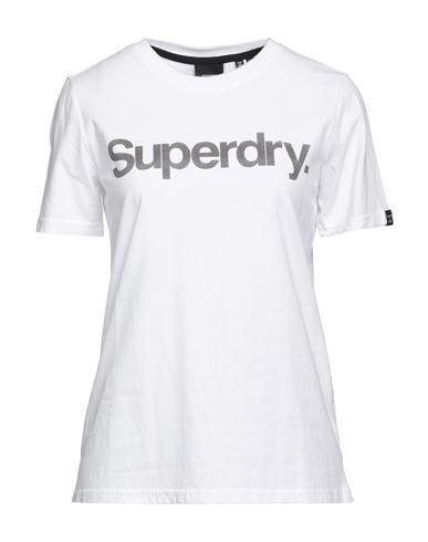 T-shirt Superdry Blanc Taille L - Basique Qualité Coton | Neuf Avec étiquettes