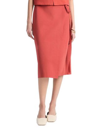 Vince Wrap Straight Skirt