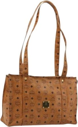 MCM Pre-owned Tote Bags, female, Brown, Size: ONE SIZE Pre-owned Tote Bag