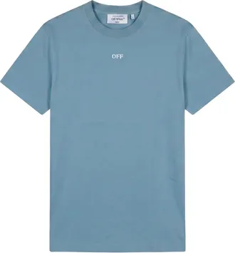 Off-white Hombre, Camisetas, Azul, Talla: 2XL
