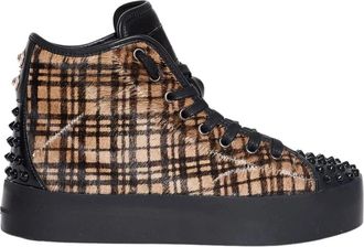 Alexander Smith Taupe Schotse Hoge Top Schoen - Dames - Sneakers - Bruin - 37 EU - Schoenen
