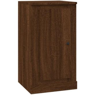vidaXL Vidaxl - Aparador Madera Contrachapada Marr&oacute;n Roble 37,5x35,5x67,5 Cm