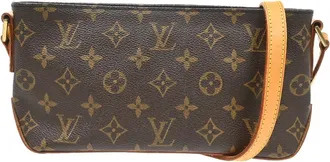 Louis Vuitton Trotteur Monogram Canvas Brown Canvas Handbag (Pre-Owned)