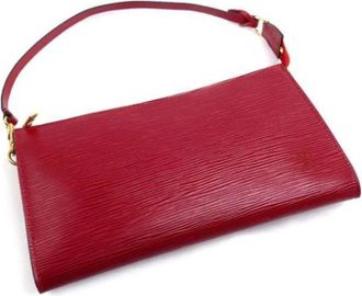 Louis Vuitton Pre-owned Epi Pouch - Dames - Vintage Handtas - Rood - ONE Size - Leer - Vintage