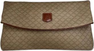 Celine Pre-owned Clutches, female, Brown, Size: ONE SIZE Pre-owned Triomphe Clutch