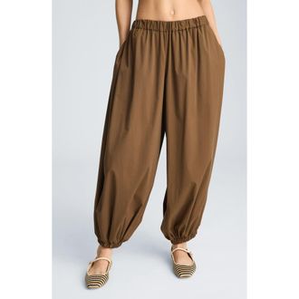 Kenneth Cole Pull-On Balloon Pants in Brunette at Nordstrom, Size Medium
