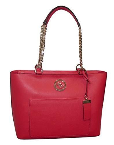 Guess Guess Landon Tote, Sacs portés épaule femme, Rouge (Red) dès