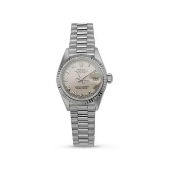 Rolex Pre-owned Rolex Datejust Automatic White Dial Ladies Watch 69179 WRP