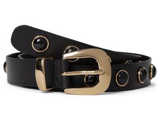 Madewell Clean Western Belt: Cabochon Womens Belts True Black : LG, Leather