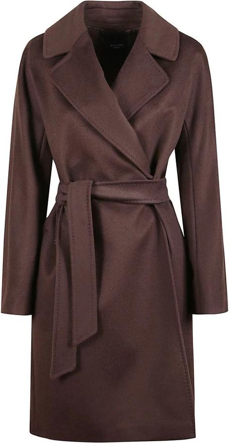 Jassen, Dames, Bruin, XS, Wol, Belted Coats