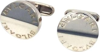 Bulgari Pre-owned Accessories, male, Gray, Size: ONE SIZE Pre-owned Vintage Cufflinks