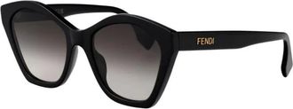 Fendi Dames, Accessoires, Zwart, Maat: 54 MM