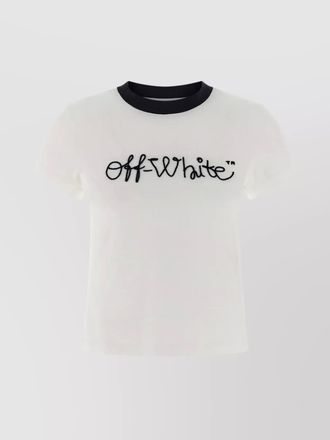 Off-white script logo short sleeve t-shirt