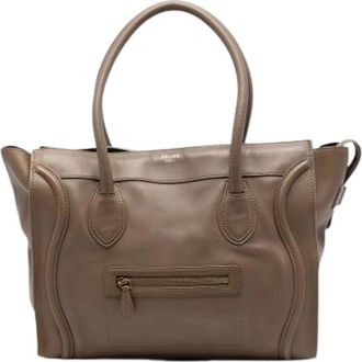 Celine Pre-owned Vintage Tote Bag - Dames - Vintage Handtas - Bruin - ONE Size - Leer - Vintage