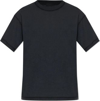 Balenciaga T-shirt met kreukeleffect - Heren - T-shirts - Zwart - S - Katoen - Tops