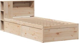 vidaXL Estructura de cama sin colchón madera maciza de pino 100x200 cm Vidaxl