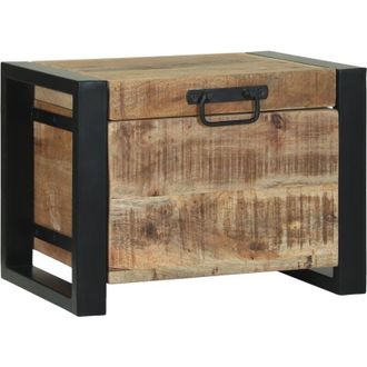 vidaXL Bauli Portaoggetti 40 x 30 x 30 cm Legno massello di mango - Vidaxl