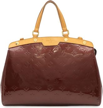 Louis Vuitton Rouge Fauviste Monogram Vernis Handbag Tote Bag (Pre-Owned)