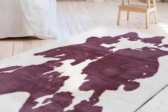 Arte Espina Teppich »Rabbit Animal 500« rechteckig 30 mm Höhe Kuscheliger Hochflorteppich, per Hand getuftet, mit Baumwollrücken