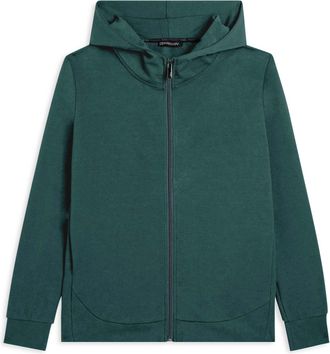 Freddy Felpa full zip con cappuccio e maxi logo in rilievo