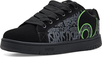 Osiris Troma ALT Mens Shoes Black/Black/Green : 10.5 D - Medium, Leather/Rubber