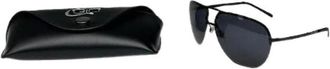 Jil Sander Pre-owned Accessories, female, Black, Size: ONE SIZE Pre-owned Metal Sunglasses