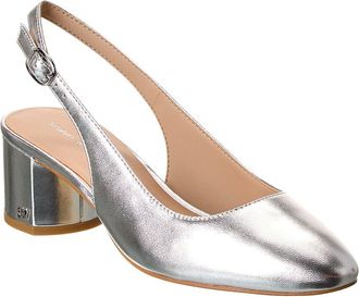 Stuart Weitzman Bridgt 50 Leather Slingback Pump