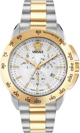 Versace V-Sport Chrono - Heren - Horloges - Geel - ONE Size - Accessoires