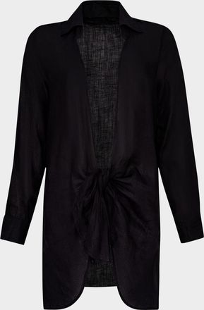 PQ Swim Millie Tie-Front Shirt Coverup