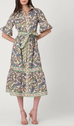 Shoshanna Pura Paisley Print Alix Dress in Ivory Multi at Nordstrom, Size 10