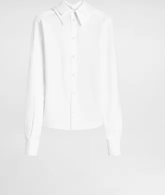 Dolce & Gabbana Cotton Poplin Shirt - Woman Shirts And Tops White 36