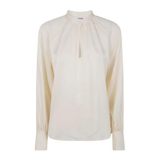 Filippa K Strik blouse - Dames - Blouses & Shirts - Wit - Maat: M Poliester
