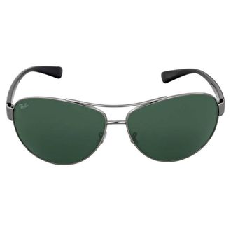 Ray-Ban Green Aviator Mens Sunglasses RB3386 004/71 67
