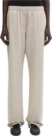 Sams&oslash;e & Sams&oslash;e Hoys Straight Pants - Dames - Wijde Broeken - Beige - XL - Polyester - Broeken