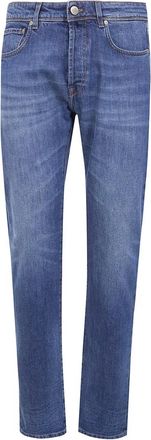 Incotex Heren, Jeans, Blauw, Maat: W36