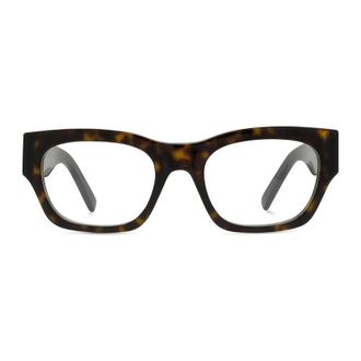 Givenchy GV50058I Tortoiseshell Rectangle Full Rim Eyeglasses - Brown