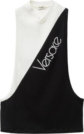 Versace Donna, Top, Multicolore, M, new