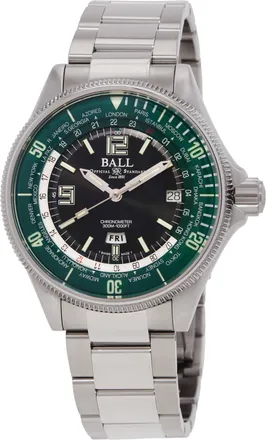 Ball Engineer Master II Diver Worldtime Automatic Black Dial Mens Watch DG2232A-SC-GRBK