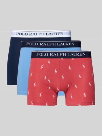 Ralph Lauren Skinny Fit Boxershorts aus Baumwoll-Mix im 3er-Pack in Blau, Gr&ouml;&szlig;e XXL