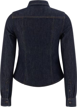 Dries Van Noten Cotton Denim Shirt - Navy