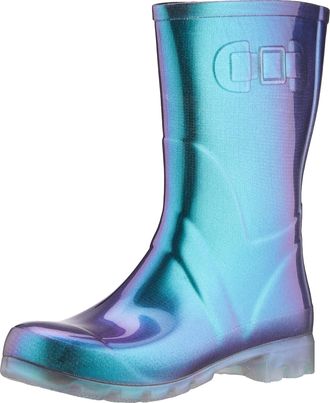 Beck Womens Glossy Wellington rain boots, 4 UK