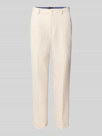 Scotch & Soda Slim Fit Stoffhose mit Ges&auml;&szlig;taschen Modell Mott in Offwhite Melange, Gr&ouml;&szlig;e 31/32